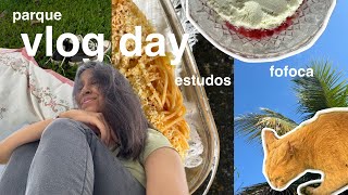 day vlog parque fofoca estudos e mais  MY LIFE WITH 17S [upl. by Lady793]