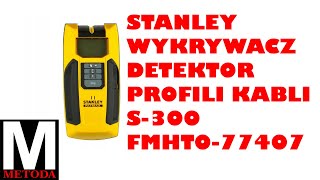 Wykrywacz przewodów profili metali STANLEY Mały TEST detektora METODA [upl. by Etnohc]