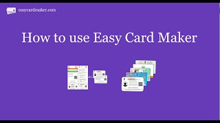 Easy Card Maker training video  How to use Easy Card Maker to create smart cards and ration cards [upl. by Mccowyn]