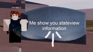 Roblox Stateview prison I Information for new users I Rules ranking level and more [upl. by Rotman]