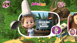 Masha and The Bear  Cooking With Masha 🍳  New Episode 2024 💫  Cartoon Game 🎯 [upl. by Ahseina]