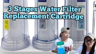 3 STAGES WATER FILTER REPLACEMENT CARTRIDGE 💦💧🚰 VLOG 180 [upl. by Enelrahc]