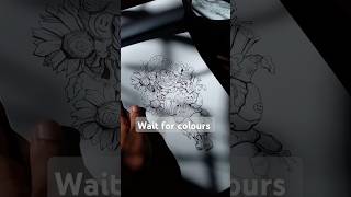 Lets draw a doodle character  sunny girl🌻 art drawing painting reels viralvideo fyp [upl. by Aileek]