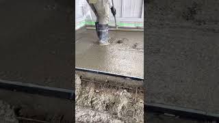 Indoor concrete floor leveling process Good tools and machinery can increase work efficiency [upl. by Eaj578]