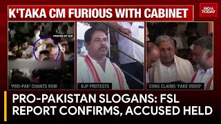 FSL Confirms ProPakistan Slogans in Vidhan Soudha Video Accused Detained [upl. by Dolli]