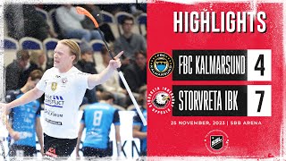 Highlights FBC Kalmarsund vs Storvreta IBK 47 [upl. by Inalem]