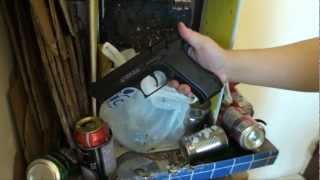 GAMO P25 Blowback 177 Cal Pellet Gun air pistol VS Vodka Bottle and Targets [upl. by Ecirtahs473]