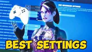 NEW BEST Controller SETTINGS  Sensitivity in Fortnite Chapter 5 [upl. by Gurtner]