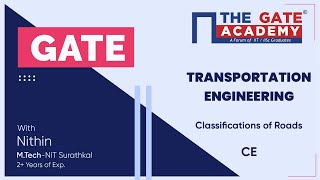 Classifications of Roads in Highway Engineering  Transportation Engineering  GATE 2021 Civil [upl. by Oiramel894]