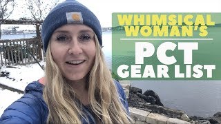 Whimsical Womans Pacific Crest Trail Gear List [upl. by Adin19]