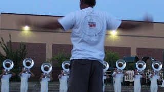 The Cadets hornline warming up at The East Coast Classic 2014 [upl. by Annahahs]