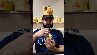 McDonalds Fries VS Burger King Fries friesbattle foodbattle mcdonaldsfries burgerkingfries [upl. by Neelahtak]