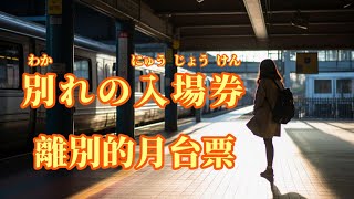 【日語導唱】 別れの入場券（離別的月台票） 漢譯注音卡拉OKカラオケ 演唱 華Hana [upl. by Trebmal616]