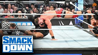 Theory amp Waller steal a qualifying win with WrestleMania implications SmackDown March 22 2024 [upl. by Monjo]