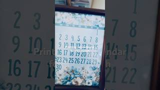 How I print my calendar for my photo frame freeprintable bulletjournal planwithme calendar how [upl. by Ahnavas]