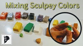 Can You Mix Sculpey Colors  Sculpting in Polymer Clay [upl. by Ehud836]