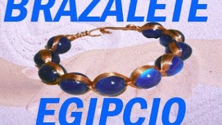 DIY PULSERA EGIPCIA [upl. by Anastos]