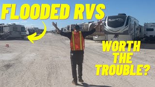 SALTWATER FLOOD RVS amp CAMPERS FLORIDA COPART WORTH IT [upl. by Wells]