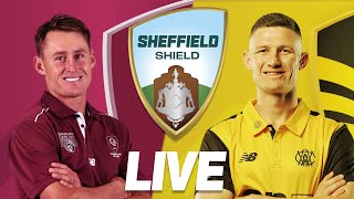 LIVE Western Australia vs Queensland  Day 4  Sheffield Shield [upl. by Mistrot132]