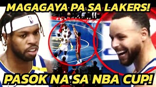 MUNTIK pa MAGAYA sa LAKERS ANG WARRIORS Nag DELIKADO PA PASOK na sa NBA CUP ang WARRIORS [upl. by Acinoreb]