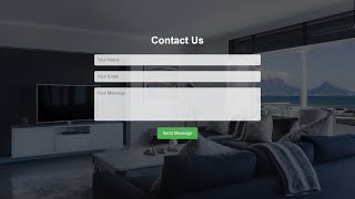 Contact Page HTML CSS Design  Contact Form HTML CSS [upl. by Ecidna]