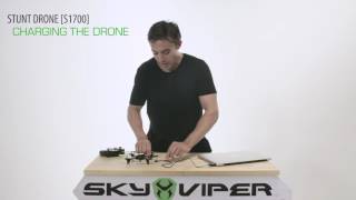 HOW TO CHARGE Sky Viper Stunt Drone  s1700 [upl. by Jaquelyn]