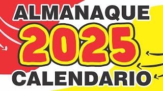 Almanaque 2025 Calendario 2025 12 Ideas  Archivos para descargar Gratis [upl. by Tobie]