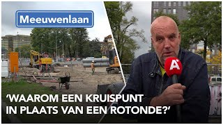 Rotonde MeeuwenlaanJohan van Hasseltweg wordt kruispunt [upl. by Lenoj]