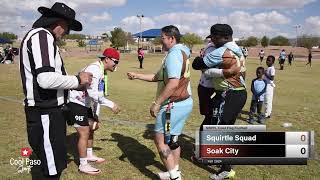 🚩🏈 Squirtle Squad vs Soak City Coed Flag Football Game 2014 [upl. by Llednov]