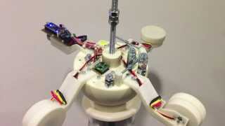 Reaction Wheel Actuated Satellite Dynamics Test Platform [upl. by Niuqauj]