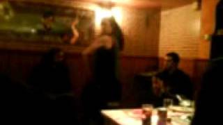 Esperanza Cortés Bailando en Restaurante El Pueblo Barcelona [upl. by Airamanna]