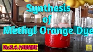 Synthesis of Methyl Orange  Methyl Orange Preparation [upl. by Mellen]