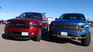 TFL 2014 Ford F150 SVT Raptor vs Ford FX4 Mashup Review Episode 4 [upl. by Hayden]