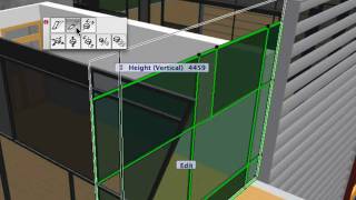 ArchiCAD 13  Improved Curtain Wall Editing [upl. by Yenffit]