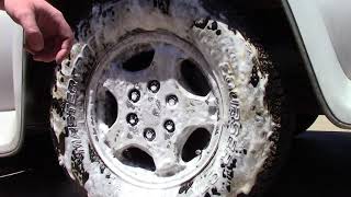 Best Way To Clean Car Wheel amp Tire  Save The Planet [upl. by Philbrook]