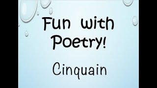 Cinquain Poem [upl. by Adnohryt224]