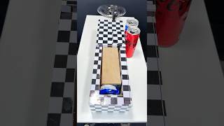 A can crushing challenge Pepsi vs CocaCola cans cancrushing experiment satisfying shorts fyp [upl. by Gnilyam]