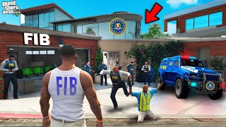 Franklins House Changes Into New FIB Headquarters In GTA 5 [upl. by Shiau]