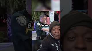 Cop was ready to shoot when he sees the gun 😂 police cops funny bro tried to lie and say Karen [upl. by Gerry]