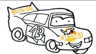 Vamos desenhar o carro relâmpago Mc Quenn [upl. by Wilbur578]