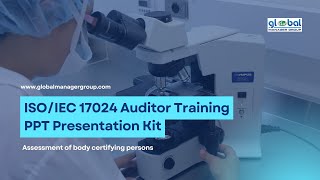 An overview of ISOIEC 17024 Auditor Training  PPT Presentation Kit [upl. by Yelyac170]