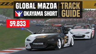 iRacing track guide  Okayama Short Global Mazda MX5 [upl. by Eiclud755]