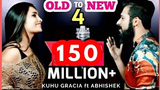 Old to New4  KuHu Gracia  Ft Abhishek Raina  Bollywood Romantic Songs  The Love Mashup [upl. by Emmalee]