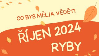 💞RYBY🍀  ŘÍJEN 2024 💞 CO BYS MĚLA VĚDĚT [upl. by Eeryk]