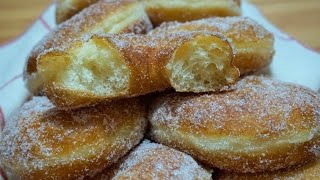 Ricetta GRAFFE NAPOLETANE Ciambelle fritte di patate  GiAlQuadrato [upl. by Asserak288]