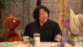 Sesame Street Sonia Sotomayor quotThe Justice Hears a Casequot [upl. by Arriat850]