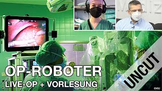 Da Vinci OPRoboter LiveOP  Interview mit Prof Croner  Vorlesung Einführung in die MT [upl. by Devy598]