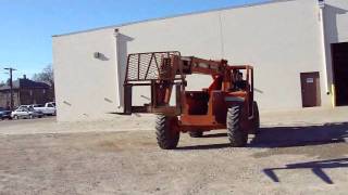 Online Auction Traverse Lift TL 8040 Rough Terrain Telescoping Fork Truck [upl. by Nottap]