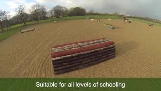 Somerford Park All weather Cross Country schooling arena [upl. by Edric]