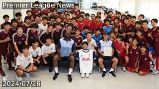 Spurs in Japan  Ossie and Ledley visit local school in Tokyo [upl. by Aidiruy]